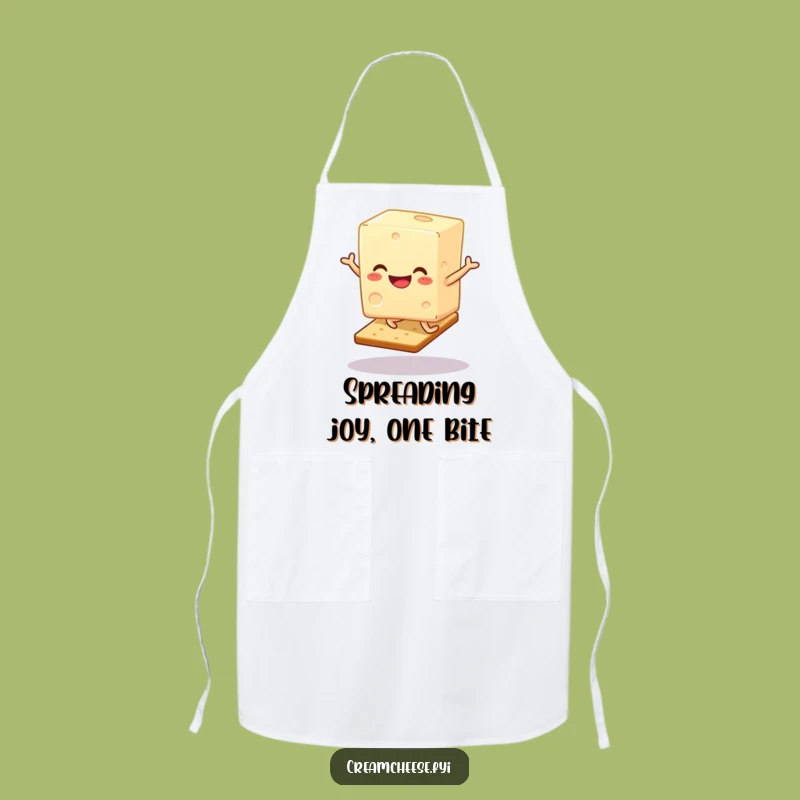 Funny Cream Cheese Hop Apron - Joyful Chef's Gift for Kitchen Fun