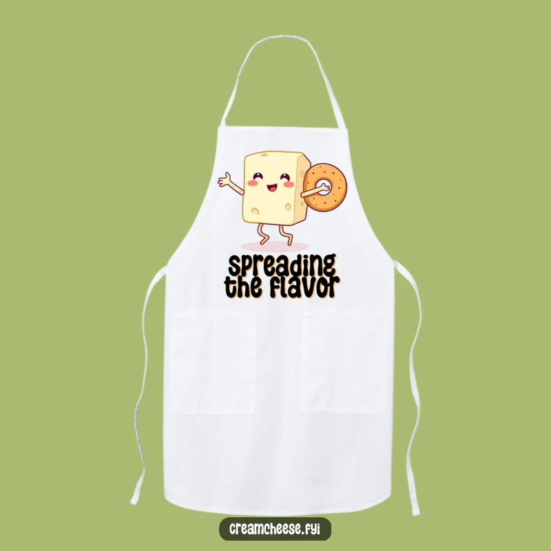 Funny Cream Cheese & Bagel Apron: Joyful Kitchen Protection, Practical Foodie Gift