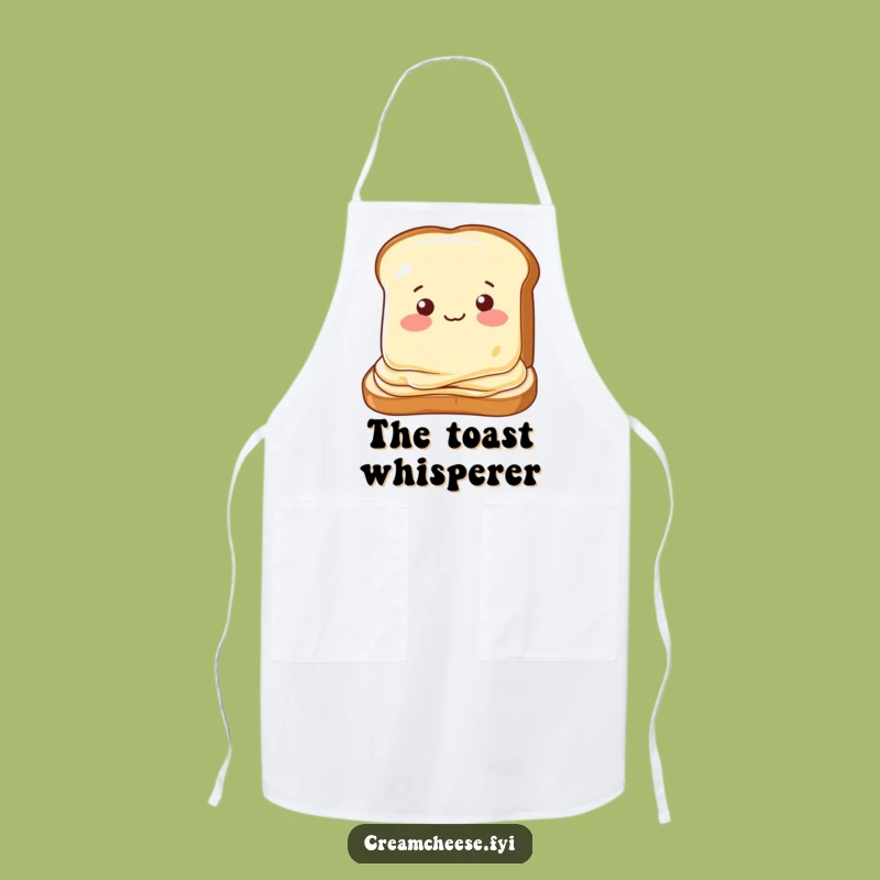 Funny Cream Cheese Wink Apron: Cook with Charm and Cheesy Playfulness