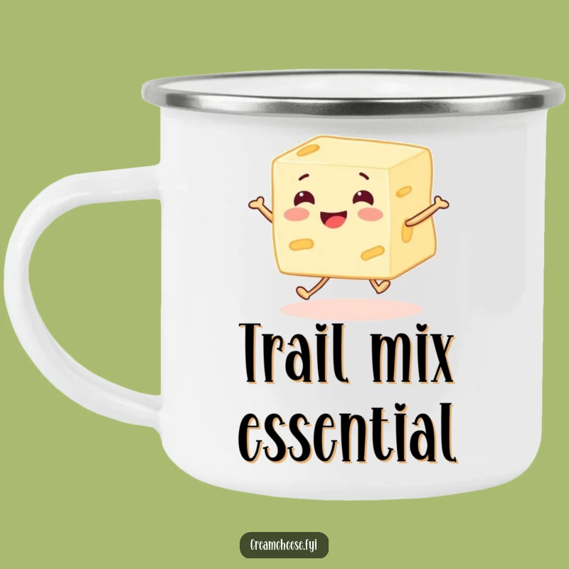 Funny Skipping Cream Cheese Camping Mug - Adventure Buddy Funny Gift