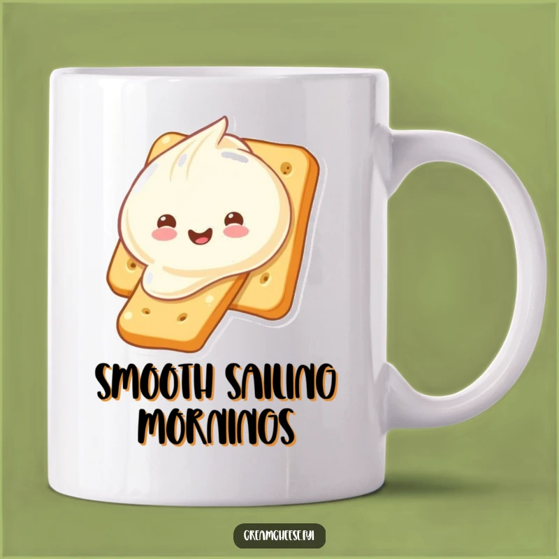 Funny Cream Cheese Cracker Mug: The Perfect Humorous Gift for Spread Enthusiasts