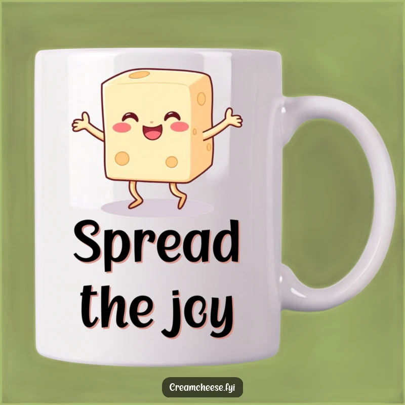 Funny Cream Cheese Dance Mug: A Deliciously Humorous Gift for Foodies