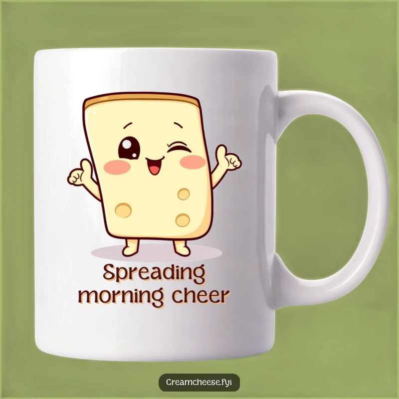 Funny Cream Cheese Mug - A Hilarious Gift for Foodies and Party Goers