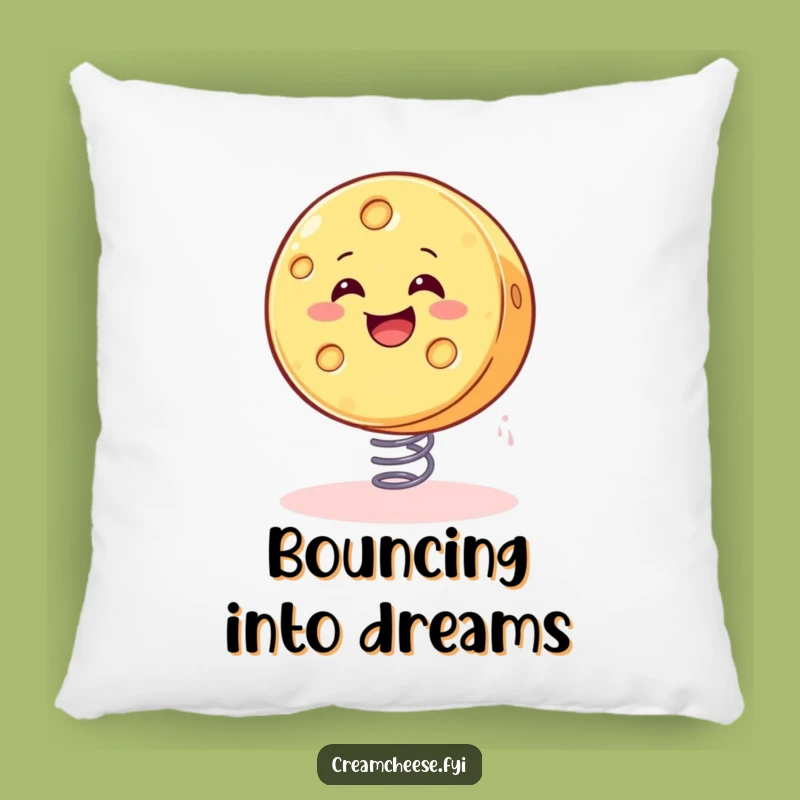 Funny Bouncing Cheese Pillow: Cozy and Hilarious Accent for Any Room