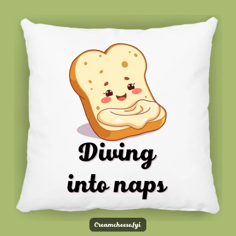 Funny Baguette Cream Cheese Pillow: Cuddle Up with this Hilarious Bread Decor