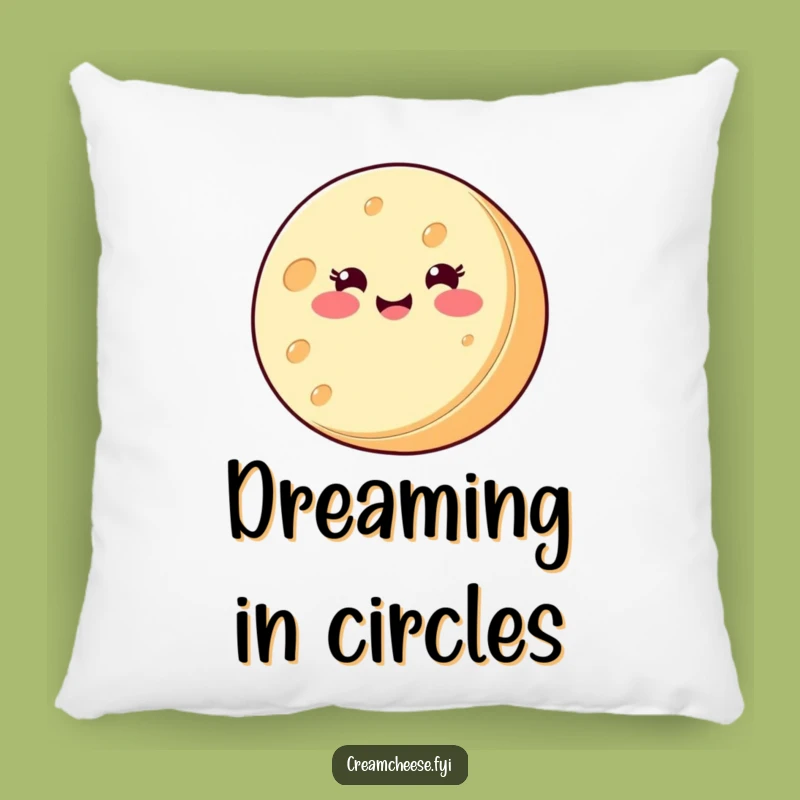 Funny Cream Cheese Pillow: Cozy Cushion with Spinning Cheese, Adorable Funny Gift!