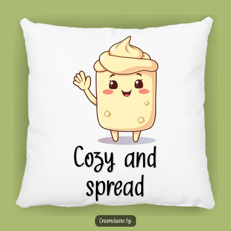 Funny Cream Cheese Friendly Pillow - Cozy Comfort Funny Gift