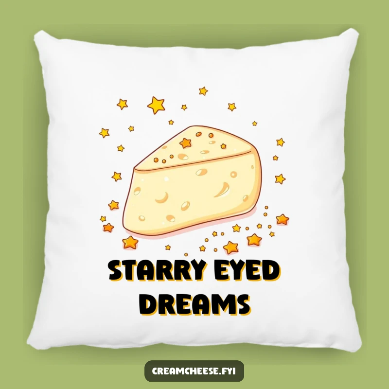 Funny Cream Cheese Stars Pillow - Cozy & Magical Comfort, Whimsical Gift