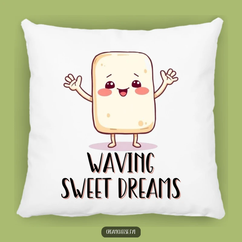 Funny Dancing Cream Cheese Bag Pillow: Comfy Cartoon Comfort