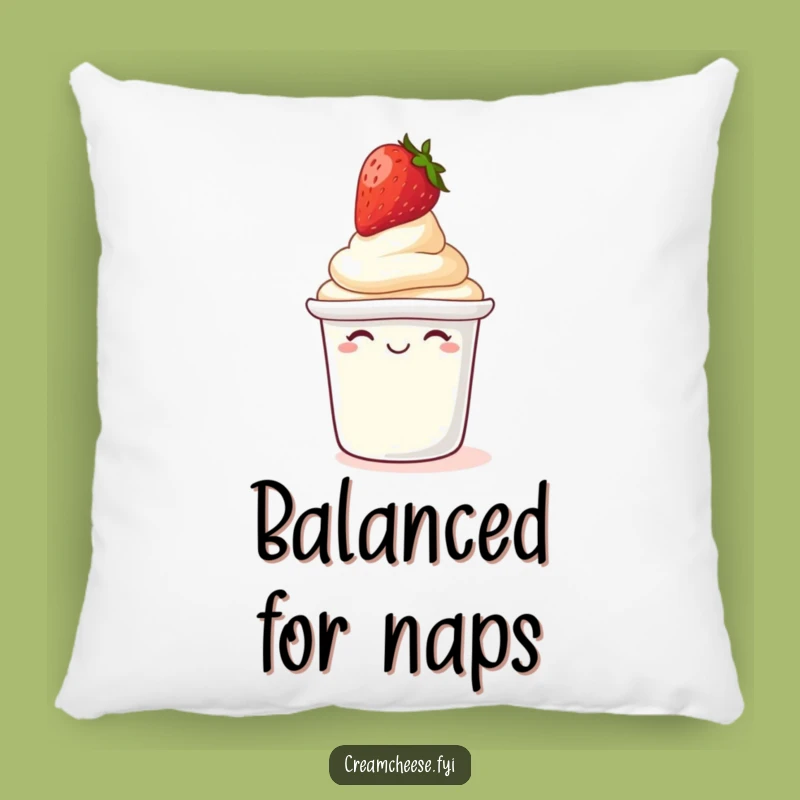 Funny Giggling Cream Cheese Pillow: Comfy and Hilarious Breakfast Decor