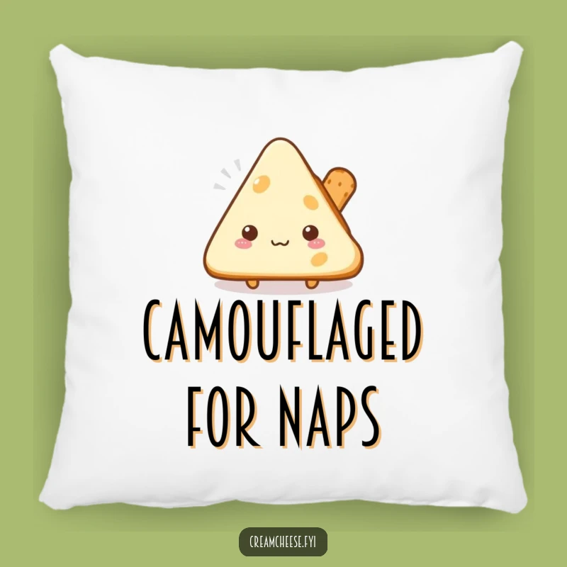 Funny Shy Cream Cheese Pillow: Cozy Up with a Bashful Buddy