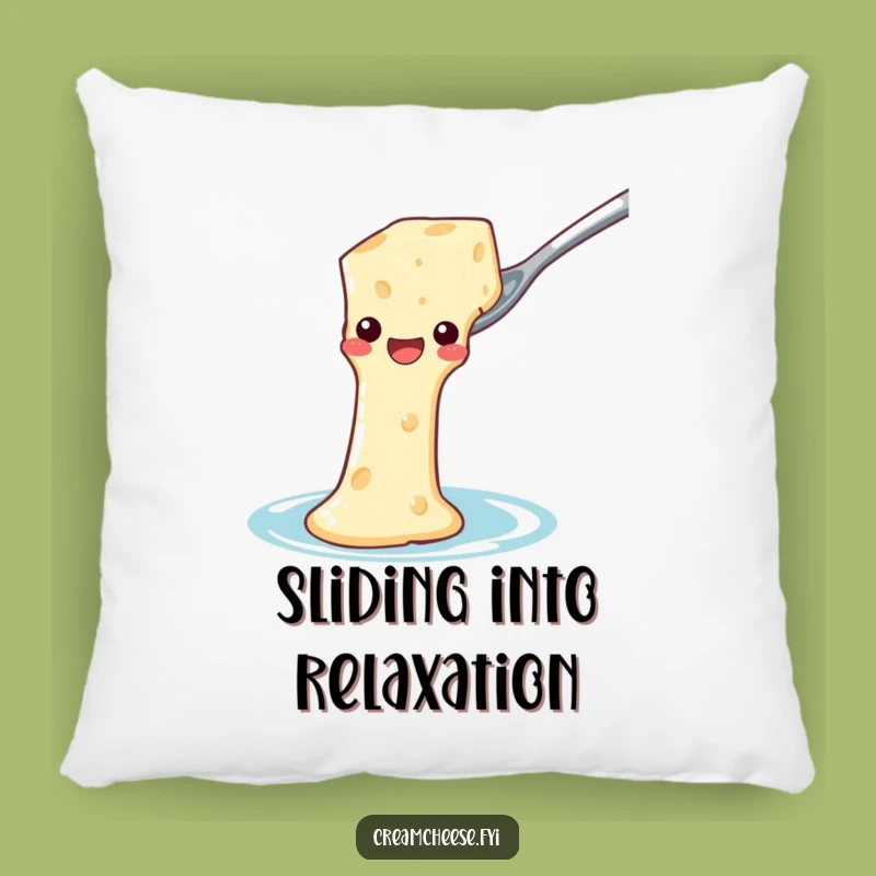 Funny Cream Cheese Waterslide Pillow: Comfy and Hilarious Home Decor