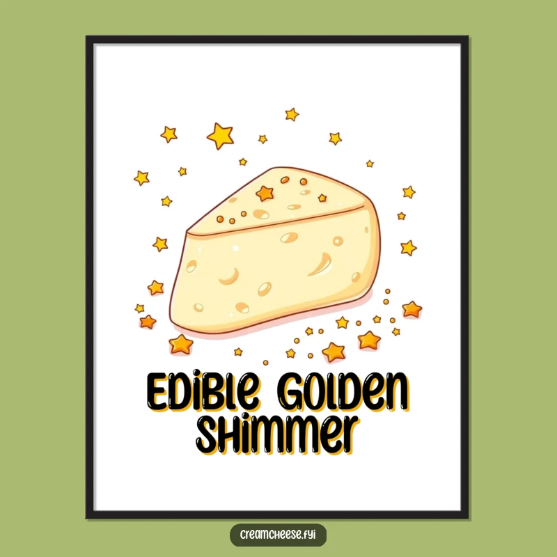 Funny Cream Cheese Stars Digital Art - Glee Scatter Print, Magical Gift