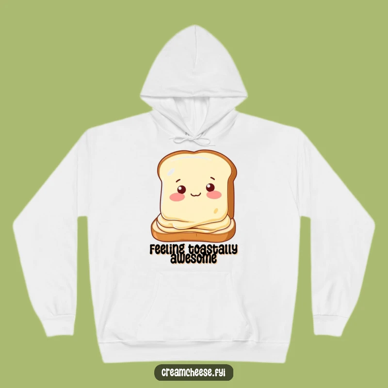 Cozy Funny Cream Cheese Wink Hoodie: Your Warm Hug of Cheesy Fun