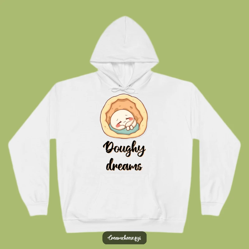 Funny Cream Cheese Nap Hoodie: Cozy Comfort - Content Character Loungewear