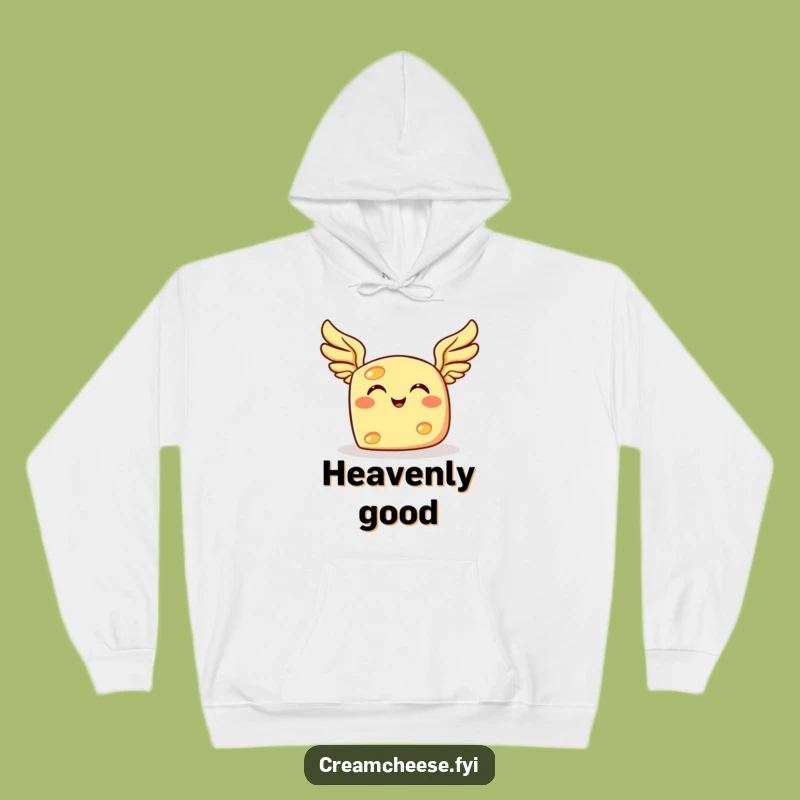 Funny Flying Cheese Hoodie: Grinning Winged Warmth and Adventure