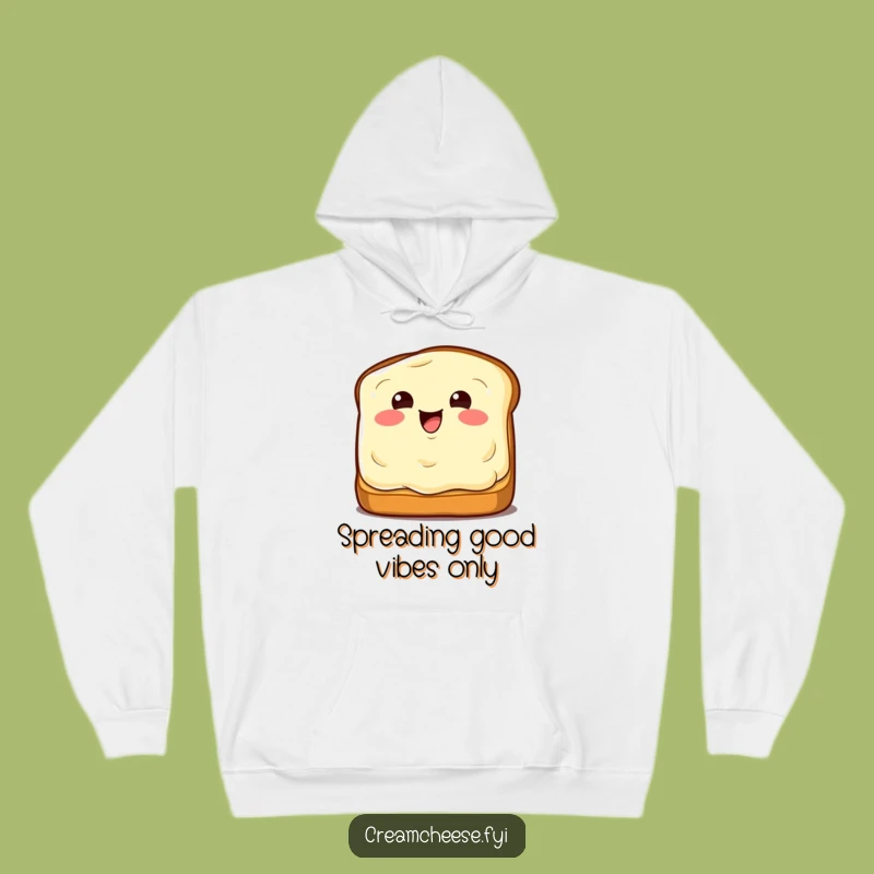 Funny Winking Cream Cheese Hoodie: Cozy and Hilarious Breakfast Apparel