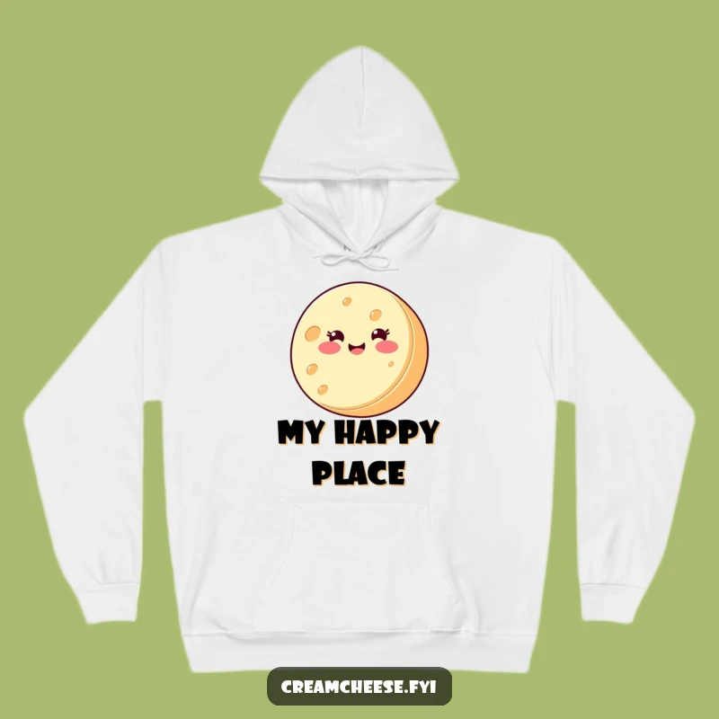 Funny Cream Cheese Hoodie: Cozy Up with Spinning Cheese, Ultimate Funny Foodie Gift!
