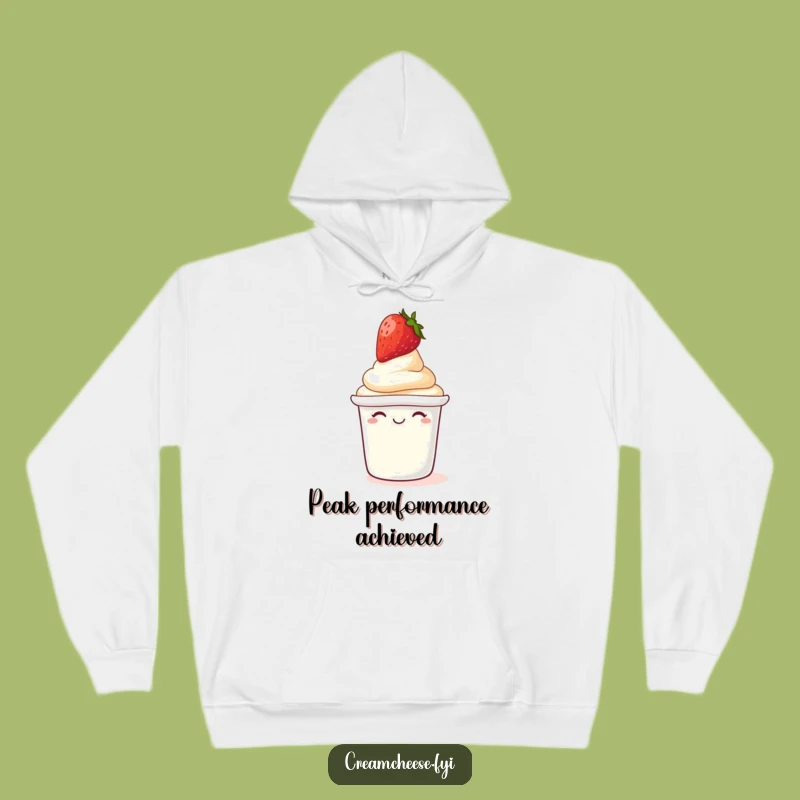Funny Giggling Cream Cheese Hoodie: Cozy and Hilarious Breakfast Apparel