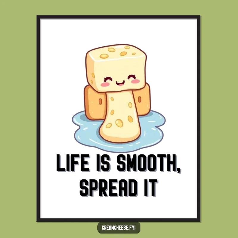 Funny Free Printable Wall Art Cream Cheese Waterslide Hilarious Downloadable Art