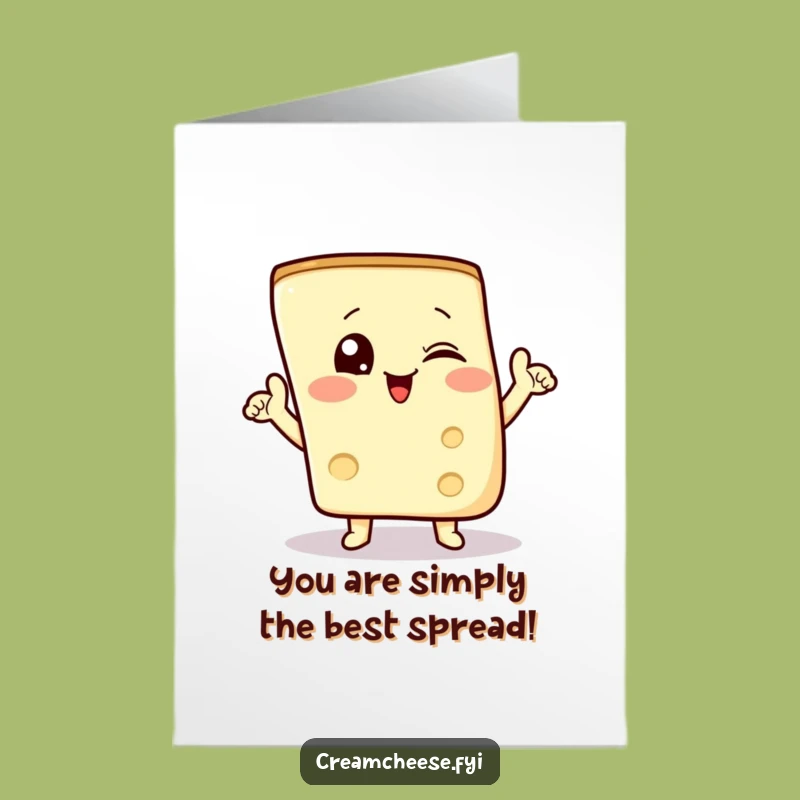 Free Printable Funny Cream Cheese Congratulations Card - Spread the News Downloadable
