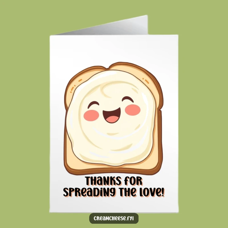 Free Printable Thank You Card: Cheerful Smear Downloadable Gift