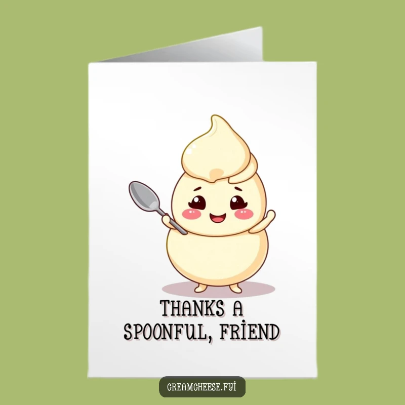 Grateful Cream Cheese Swirl Thank You Card: Free Printable & Heartfelt!