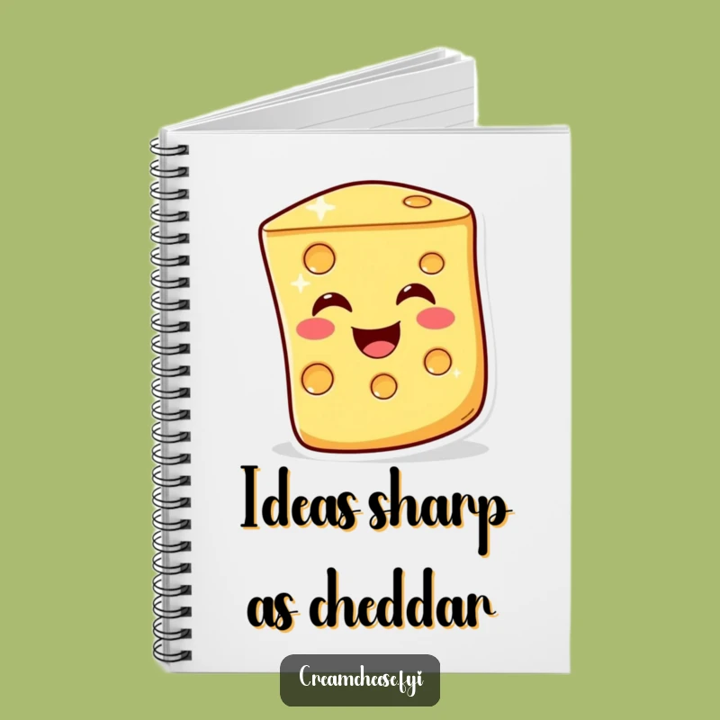 Funny Cheesy Wink Notebook - Jot Down Ideas with Humorous Dairy Flair