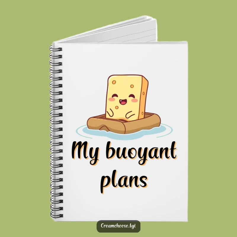 Funny Cream Cheese Notebook - Giggling Ideas for Foodie Adventures