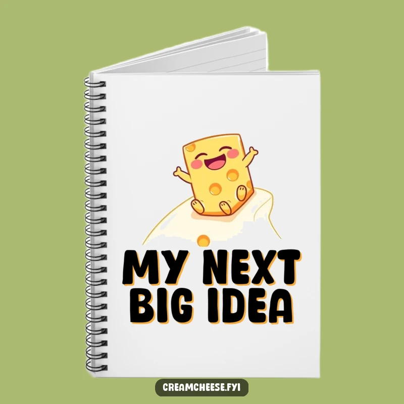 Funny Cheese Block Notebook: Hilarious Dairy Journal for Your Thoughts