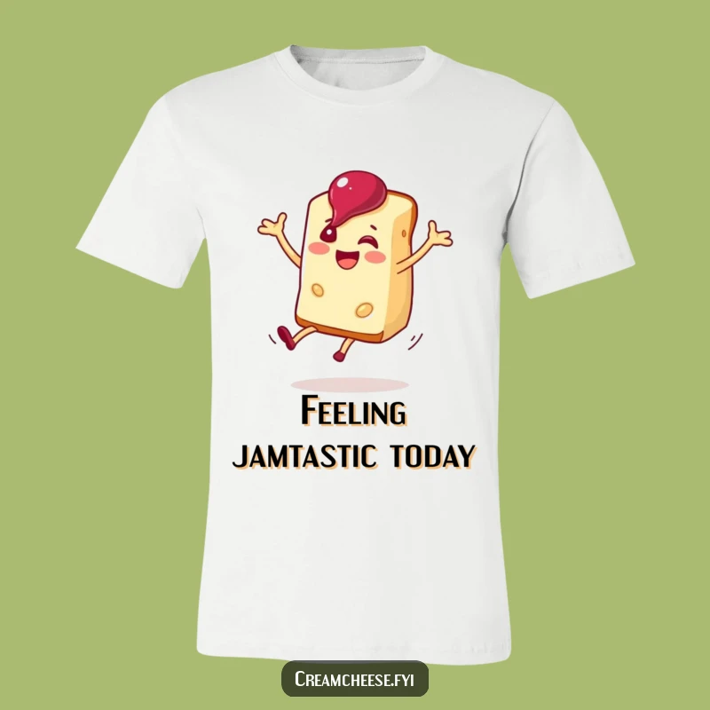 Funny Cream Cheese Cartwheel T-Shirt: Energetic & Joyful Tee