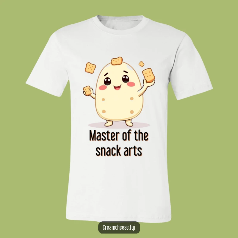 Funny Cream Cheese Juggler T-Shirt: Show Off Your Playful, Cheesy Style