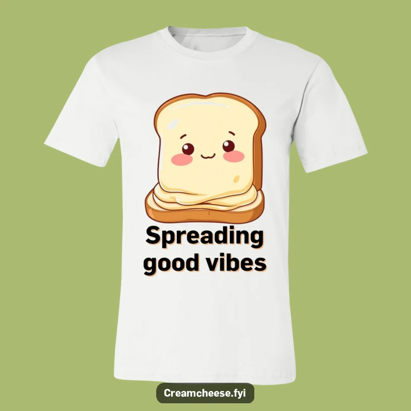 Funny Cream Cheese Wink T-Shirt: Wear Your Playful, Cheesy Attitude
